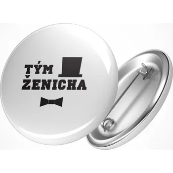 Rozlučková placka Gentleman - průměr 37 mm