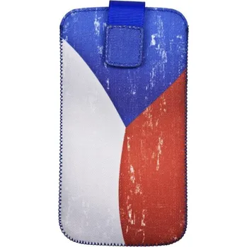 Pouzdro na mobilní telefon Aligator Fresh Flag M 125 x 70 x 10 mm vlajka České republiky 