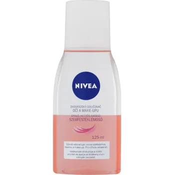 Odličovač Nivea Dvoufázový odličovač očí a make-upu růžový 125 ml
