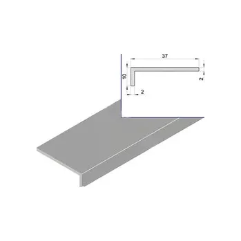 Nábytkové kování Madlo U11 hliník - 3,5m