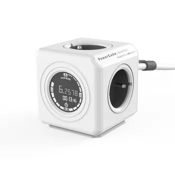 Cestovní adaptér PowerCube Extended Monitor bílá/šedá