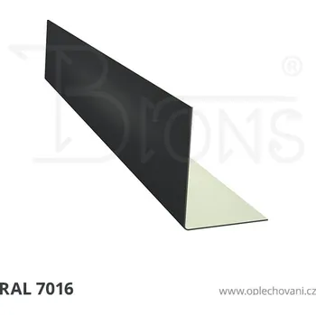 Střešní lemovaní Roh vnější rš 33 mm tmavě šedá