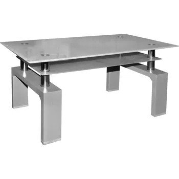 Falco A 08-3 šedý/šedé horní sklo Konferenční stolek Falco A 08-3 šedý/šedé horní sklo