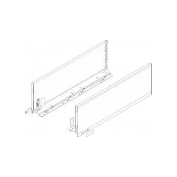 Nábytkové kování Blum 378M5002SA bočnice M 500mm šedá Antaro P+L , . šedá