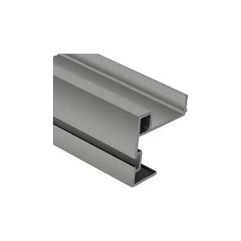 Nábytkové kování Madlo ZETA 2,7m , . strieborna