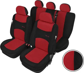 Potah sedadla Sixtol Sport Line+ Standard červené/černé