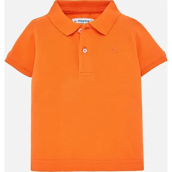 Chlapecké tričko Mayoral chlapecké polo triko oranžové 102-58 Velikost: 68