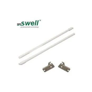 Nábytkové kování Reling pro metabox + zadné uchycení bíly /Swell, 550