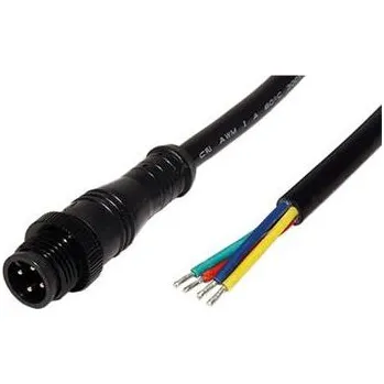 Datový kabel Kabel M12 4pin (M) - bez koncovky, kód A, 1m, PVC - 11.50.2500