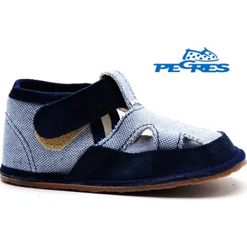 Chlapecké polobotky Pegres Bosé Pegresky 2096 modré Velikost: 18