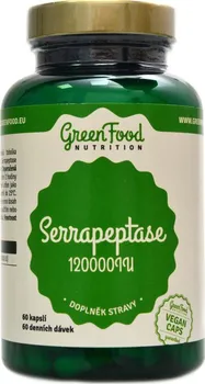 Přírodní produkt Green Food Nutrition Serrapeptase120000IU 60 vegan cps.