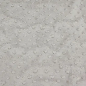 Minky šedo-béžové, protlačované ťuplíky, š.150