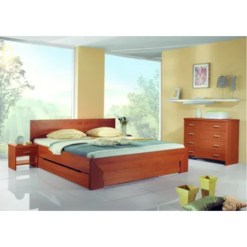 Postel FMP-lignum Masivní postel Nova Buk - jádro masiv Lak přírodní 90x200 cm