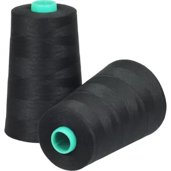 Nit Nit KORALLI polyesterová 120, 5000Y, odstín 9590, černo-šedá