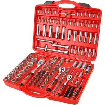 Hlavice nástrčné, sada 172ks, 1/4", 3/8", 1/2", CrV, EXTOL PREMIUM