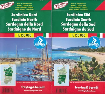 Sardinie Süd & Nord 1:150 000 - Freytag & Berndt (2016)