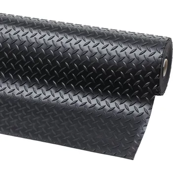 Rohožka Černá protiskluzová rohož (role) Diamond Plate Runner - délka 22,8 m, šířka 91 cm, výška 0,47 cm