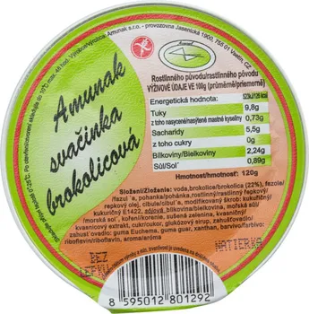 Rostlinná pomazánka Amunak Svačinka brokolicová 120 g