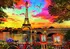 Puzzle Educa Západ slunce v Paříži 3000 dílků