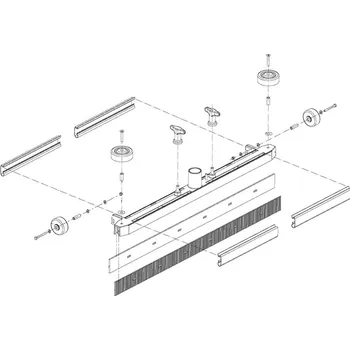 Podlahový mycí stroj NILFISK Stírací lišta 720 mm kompletní