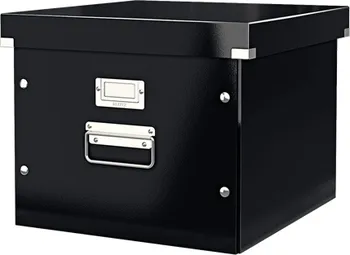 Archivační box Krabice CLICK-N-STORE na závěsné desky, černá