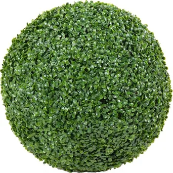 umělá květina Umělý keř Zimostráz - Buxus koule venkovní, 54 cm