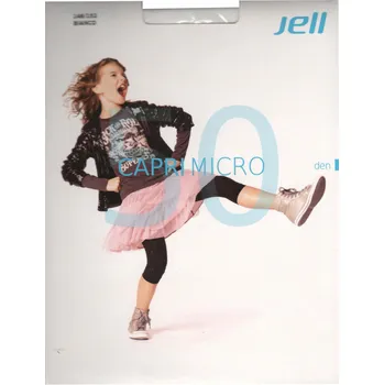 xcena Dívčí Capri legíny 3/4 bílé Velikost: 98 /104