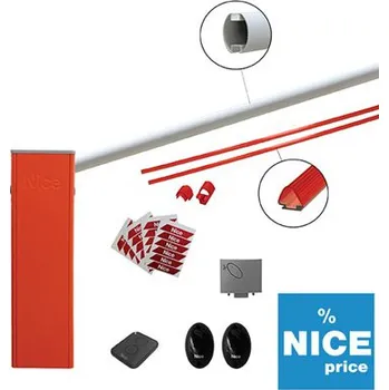 Pohon brány Automatická závora NICE kit, max 4m, 24V