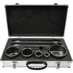 Vrtáky vykružovací, sada 9ks, 30,40,65,80,100 mm, SDS PLUS / SDS MAX, stopka 300 mm GEKO