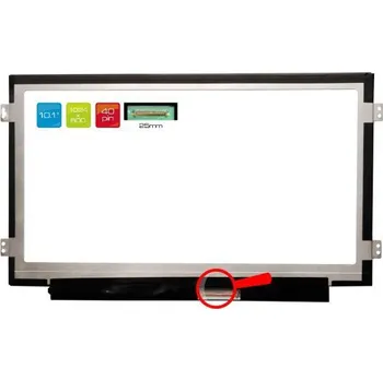 Náhradní displej pro notebook LCD displej display Samsung NP-NC210-HZ1PL 10.1" WSVGA 1024x600 LED matný povrch