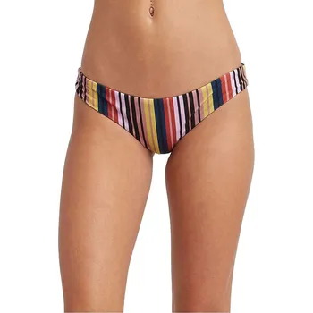 Dámské plavky plavky RVCA Talum Cheeky - Brunt Red L