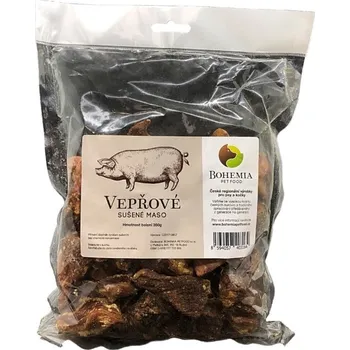 Pamlsek pro psa Recenze Bohemia Pet Food Sušené vepřové maso 350 g