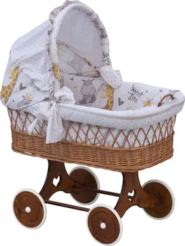 Kolébka pro miminko Scarlett Proutěný košík s boudičkou Nebula