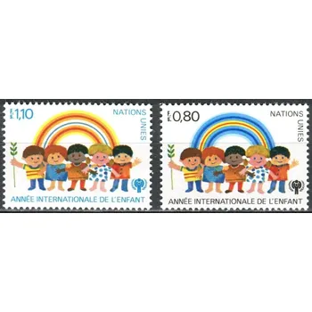 Poštovní známka (1979) MiNr. 83 - 84 ** - OSN Ženeva - Mezinárodní rok dětí