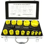 Vrtáky korunkové, univerzální, sada 17ks, 19-76mm, Bi-metal GEKO