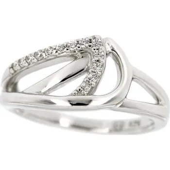 Prsten Zlatnictví U Kostela Stříbrný prsten se zirkony AR6148 54 1557-17615410