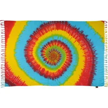 Šátek Sarong batikovaný, pareo BOB Batik, Spirála jarní