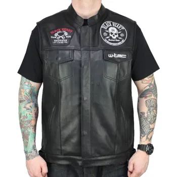 Pánská vesta vesta - W-TEC SKULL - BLACK HEART - 029-0010-BLK