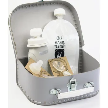 Dárkový potravinový koš Dárkové kufr DOMKY