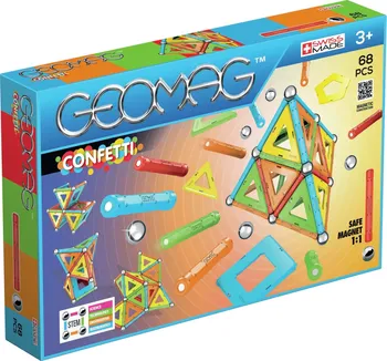 Stavebnice Geomag Geomag Confetti 68 dílků