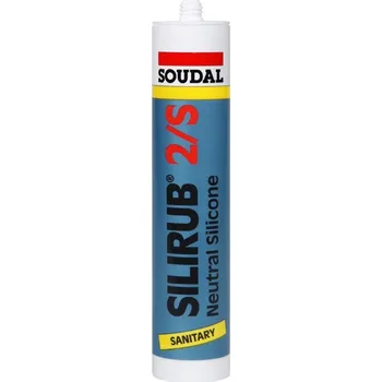 stavební silikon Soudal Silirub 2/S transparent 310 ml
