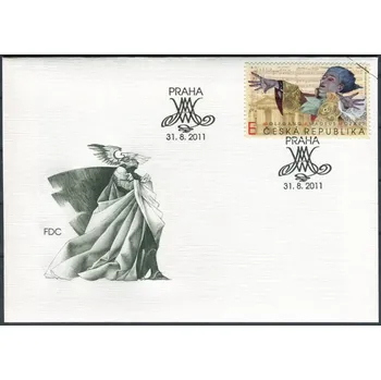 Poštovní známka Česká pošta (2011) FDC 695 - W. A. Mozart - specimen
