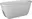 Plastkon Balconia OVI truhlík na zábradlí 60 cm, bílý