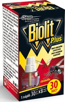 Biolit Plus náplň proti mouchám a komárům citronella 1 ks