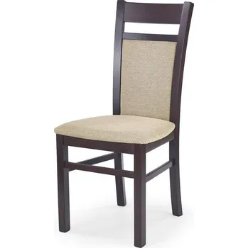 Jídelní židle Halmar jídelní židle GERARD 2 tm. ořech/torent beige