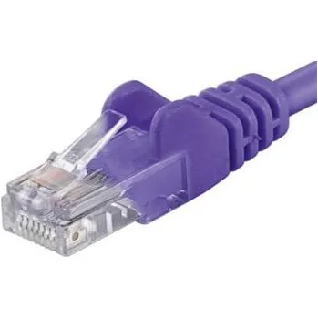 Síťový kabel Patch kabel UTP RJ45-RJ45 level CAT6, 0.25m, fialová
