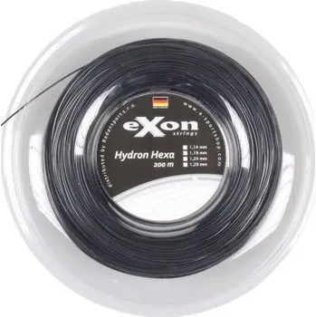 Struna na výplet tenisové rakety TENISOVÝ VÝPLET EXON HYDRON HEXA (200m) 1.24 mm červená