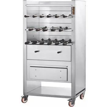 Zahradní gril Gril Churrasco CM17C na dřevěné uhlí s mobilním podstavcem Sleva 23000Kč