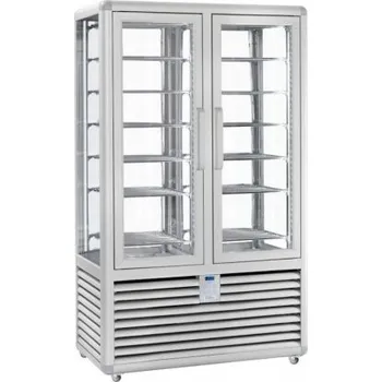 Vitrína mrazící panoramatická Curve CGL700SS, 12x výparníková police Sleva 16000Kč