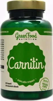 Spalovač tuku Green Food nutrition Carnitin 60 cps.